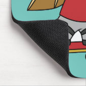Tapis De Souris Illustration D'Un Skateboard De Ptérosaure. (Coin)