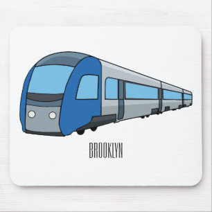 Tapis De Souris Illustration d'un train électrique