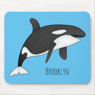 Tapis De Souris Illustration d'une baleine tueuse