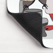 Tapis De Souris Illustration D'Une Cuisine De Chef Tyrannosaurus R (Coin)