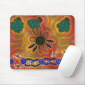 Tapis De Souris Illustration indigène (Avec souris)