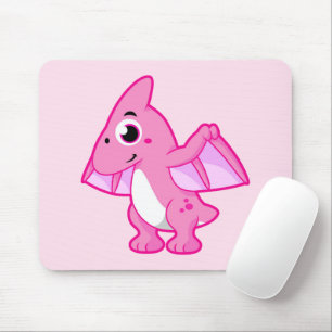 Tapis De Souris Illustration Mignonne D'Un Pterodactyl.