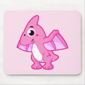 Tapis De Souris Illustration Mignonne D'Un Pterodactyl. (Devant)