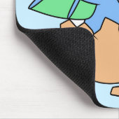 Tapis De Souris Illustration Mignonne D'Une Éclosion De Ptérodacty (Coin)