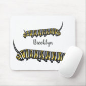 Tapis De Souris Illustration Monarch caterpillar (Avec souris)