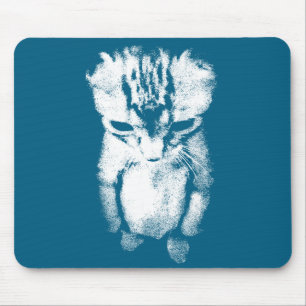 Tapis De Souris Illustration triste et pleurante d'El Gato Meme