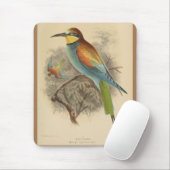 Tapis De Souris Illustration vintage de l'Abeille européenne (Avec souris)