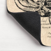 Tapis De Souris Illustration vintage Mousepad de cerveau (Coin)