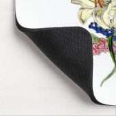 Tapis De Souris Illustrations des plantes vintages (Coin)