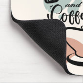 Tapis De Souris Illustrations esthétiques, Café de fille (Coin)
