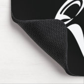 Tapis de souris illustré de saxophone (Coin)