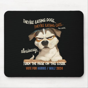 Tapis De Souris Ils mangent des chiens ! Ils Mangent Des Chats ! V