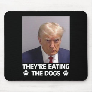 Tapis De Souris Ils mangent les chiens Trump 2024 America Électio