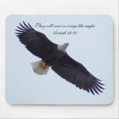 Tapis De Souris Ils monteront sur des ailes comme des aigles (Devant)