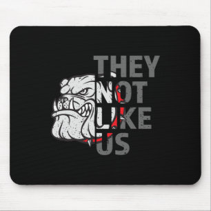 Tapis De Souris Ils Ne Nous Aiment Pas Drôle Bulldog Football Amér