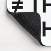 Tapis De Souris Ils ne sont pas là (Coin)