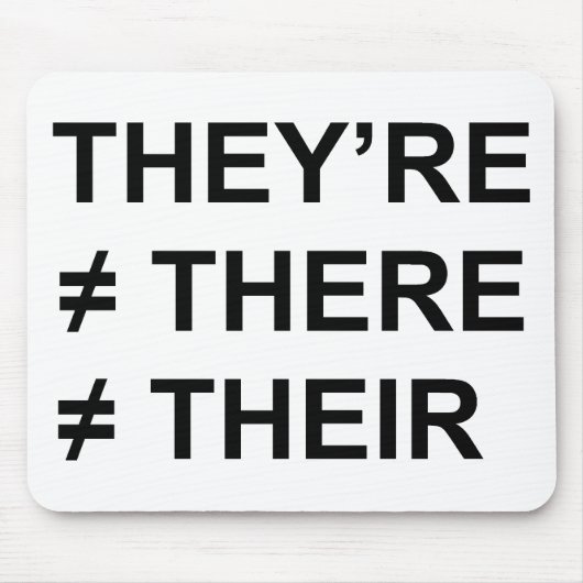 Tapis De Souris Ils ne sont pas là (Devant)