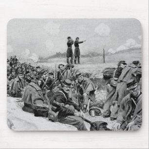 Tapis De Souris Ils ont attendu l'ordre pour charger