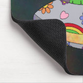 Tapis De Souris Ils viennent en paix OVNI (Coin)