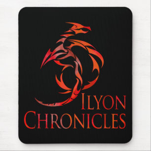 Tapis De Souris Ilyon fait la chronique du dragon rouge Mousepad