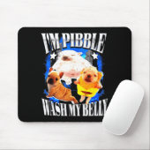 Tapis De Souris Im Bble Wash My Belly Frenchie Bulldog (Avec souris)