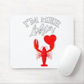 Tapis De Souris Im Her Lobster Heart Couple Matching Gift Valentin (Avec souris)