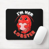 Tapis De Souris I'm Her Lobster Matching Couple Valentine's Day Wo (Avec souris)