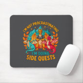 Tapis De Souris I'm Not Procrastinating I'm Doing Side Quests Game (Avec souris)