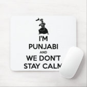 Tapis De Souris Im Punjabi And We Dont Keep Calm Baby  (Avec souris)
