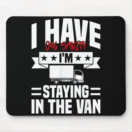 Tapis De Souris I'm Staying In Tha Van Phasmophobia Funny Gamer Me (Devant)