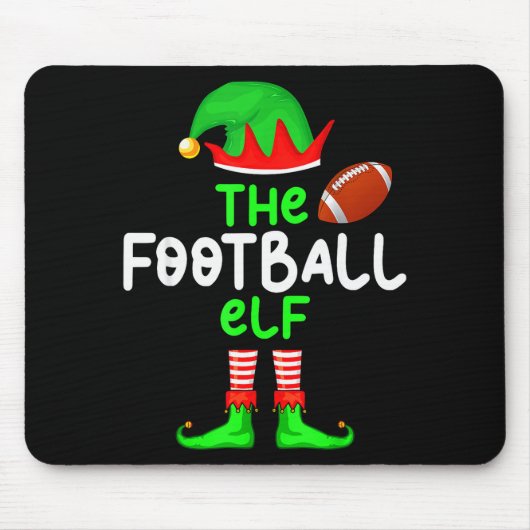 Tapis De Souris I'm The American Football Elf Christmas Matching P (Devant)