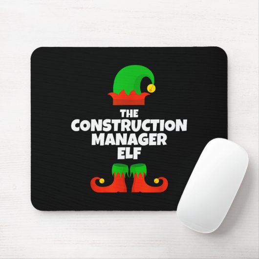 Tapis De Souris I'm The Construction Manager Elf Family Pajama Chr (Avec souris)