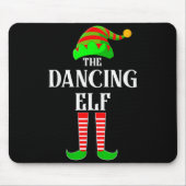 Tapis De Souris I'm The Dancing Elf Family Matching Costume Christ (Devant)