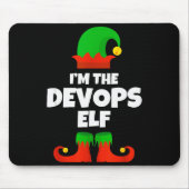 Tapis De Souris I'm The Devops Elf Family Pajama Christmas Enginee (Devant)