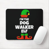 Tapis De Souris I'm The Dog Walker Elf Family Pajama Christmas Fun (Avec souris)