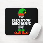 Tapis De Souris I'm The Elevator Mechanic Elf Family Pajama Christ (Avec souris)