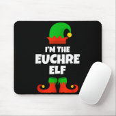 Tapis De Souris I'm The Euchre Elf Family Pajama Christmas Funny P (Avec souris)