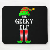 Tapis De Souris I'm The Geeky Elf Family Matching Costume Christma (Devant)