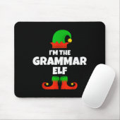 Tapis De Souris I'm The Grammar Elf Family Pajama Christmas Englie (Avec souris)