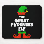 Tapis De Souris I'm The Great Pyrenees Elf Family Pajama Christmas (Devant)