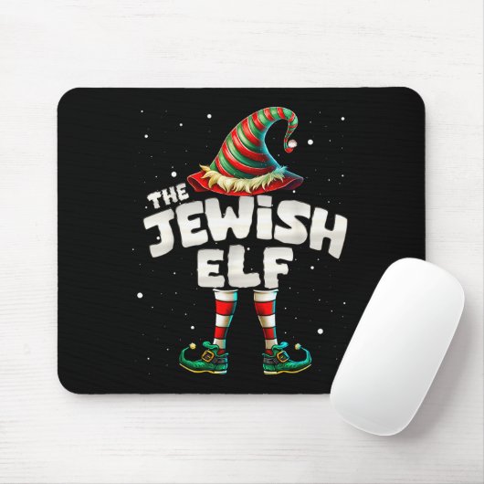Tapis De Souris I'm The Jewish Elf Family Matching Group Christmas (Avec souris)