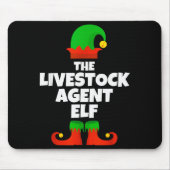 Tapis De Souris I'm The Livestock Agent Elf Family Pajama Christma (Devant)