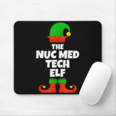 Tapis De Souris I'm The Nuc Med Tech Elf Family Pajama Christmas F (Avec souris)