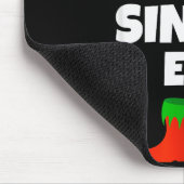 Tapis De Souris I'm The Single Elf Family Pajama Christmas Funny (Coin)