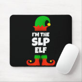 Tapis De Souris I'm The Slp Elf Family Pajama Christmas Speech Lan (Avec souris)