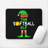 Tapis De Souris I'm The Softball Elf Christmas Family Matching Paj (Avec souris)