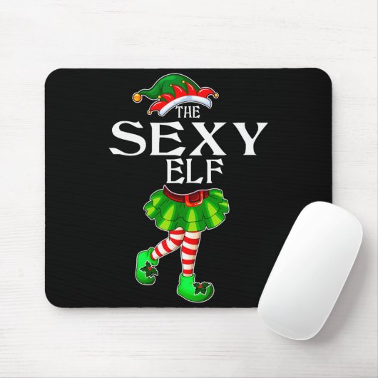 Tapis De Souris I'm The Y Elf Christmas Matching Family Group Funn (Avec souris)