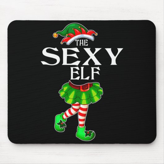 Tapis De Souris I'm The Y Elf Christmas Matching Family Group Funn (Devant)