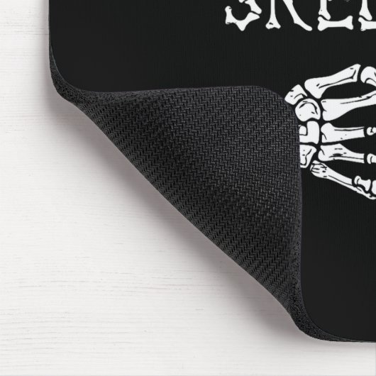 Tapis De Souris I'm With Skeleton Funny Couples Matching Halloween (Coin)