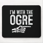 Tapis De Souris I'm With The Ogre Easy Costume Halloween Couples M (Devant)
